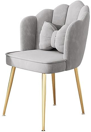 Moderne Samt Esszimmerstuhl mit goldenen Metallfüßen Polsterstuhl für Wohnzimmer und Schlafzimmer Küche