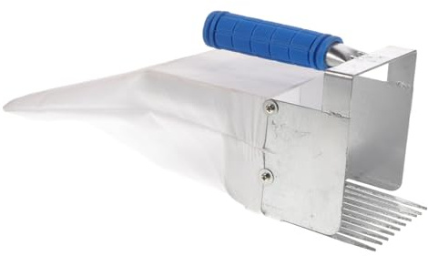 LIOOBO Recolector y Dientes de 4.5 Mm Portátil de Arándanos con Mango Ergonómico de Acero Inoxidable Fácil de Limpiar Color Aleatorio para Trabajadores de Huertos