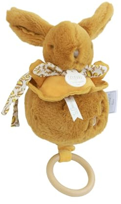 Kuschelhase – Spieluhr, ockerfarben