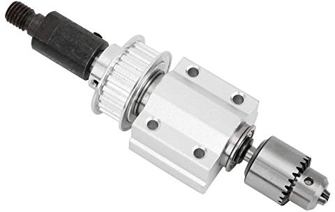 Three-jaw Drill Chuck, Unpowered Spindle Assembly, DIY Woodworking Cutting Table Drill Accessory, F6800Z Matching Bearing