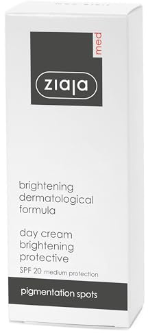 Crema facial de día blanqueadora y protectora SPF 20 de ZIAJA MED