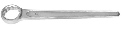 WEDO Clé a pipe en acier inoxydable, boîte unique, antirouille, résistante à la corrosion, solide, durable, 24 mm × 215 mm