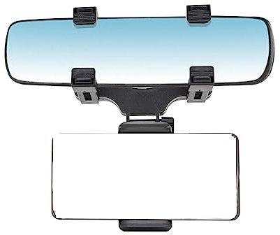 MARQI Spiegelglas Ersatz 360 ° Drehung Handy GPS-Halterung Innenausstattung Autotelefonhalter Rückspiegelständer LKW-Halterung Ersatzspiegelglas