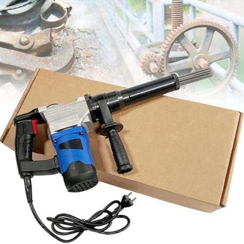 FENGSSLL Scaler Elettrico ad Aghi, 1100 W ad Alta Potenza di Grado Industriale Scaler Elettrico ad Aghi Pistola antiruggine Portatile Scalpelli elettrici a Getto per rimozione di ruggine, Scorie