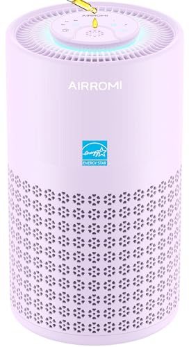 AIRROMI Purificador de aire para dormitorio con filtros True H13 HEPA 3 en 1, purificadores de aire para mascotas para el hogar olor a orina de gato, cubre hasta 990 pies cuadrados, limpiador de aire