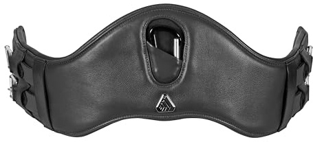 Shires Lusso Dressage Girth (Black, 18)
