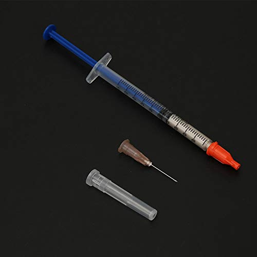 Leitfähige Silberpaste Schnell Trocknend Fett Reparatur Tastatur Leiterplatten Stark Haftende Silberspritze Fernbedienungen(0,4 ml)