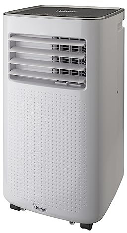 Bimar Condizionatore Portatile con Wifi, Timer, Telecomando, Base con Ruote e Valvola Drenaggio Acqua (24 Litri No wifi)
