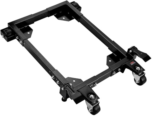 VEVOR Mobile Base, 1500 lbs Capacity, Adjustable from 18 x 24 to 26.5 x 31.5, Heavy Duty Universal Mobile Base Stand with Swivel Wheels, for Woodworking Equipment, Bandsaw, Power Tools, Machines
