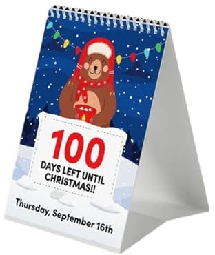 Calendario di Natale con conto alla rovescia, calendario 'Avvento artigianale, accessorio per decorazione festiva | calendario per conto alla rovescia per famiglia con decorazioni invernali