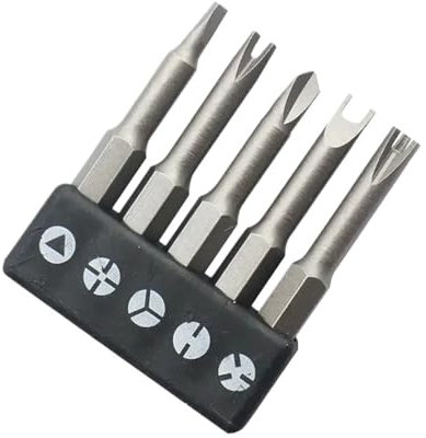Set di cacciaviti a forma speciale da 5 pezzi Set di cacciaviti a tre punti a forma di U a forma di Y con triangolo interno a tre punti
