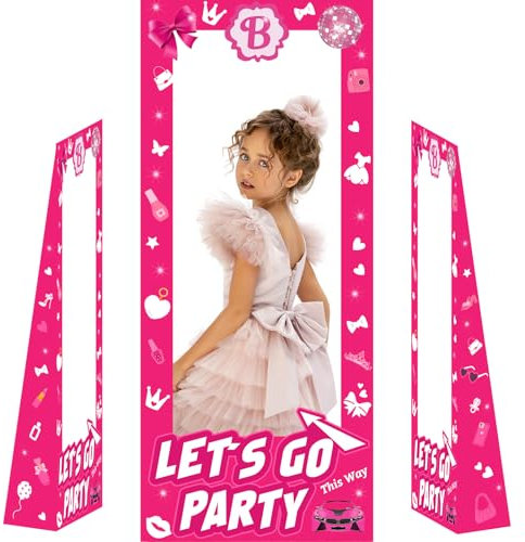 Scatola per foto da 1,4 m di altezza, a grandezza naturale, rosa acceso, per foto di compleanno per ragazze, decorazione per feste di compleanno, bomboniere, scatola rosa per servizi fotografici