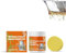 Ismmall Pâte de nettoyage et de polissage multi-usages à l'huile de noix de coco, nettoyant pour graisse de cuisine, pâte de nettoyage à l'huile de noix de coco, crème et pâte de nettoyage 2 en 1,