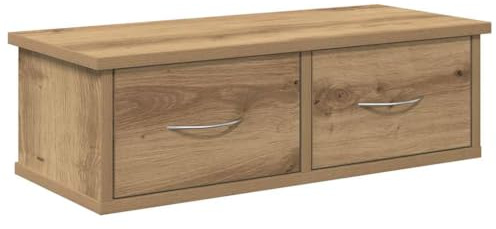 vidaXL Väggskåp hantverksmässig ek 60x26x18,5 cm konstruerat trä