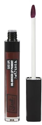 Sleek MakeUP Limited Edition Slick Lip Oil-Infused Lip Pigment, Infused with Coconut Oil, Hydrates Lips, High-Shine Finish, Dark Orchid, 7 ml