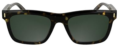 Calvin Klein Men's Sunglasses CK25506S - Dark Havana with Solid Green Lens