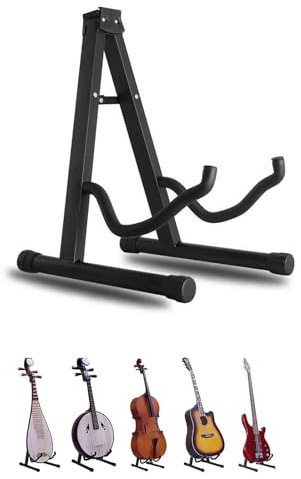 Porte Guitare, Stand Guitare, Pied de Guitare Electrique, Support Guitare, Support Guitare Electrique, Trepied Guitare, Socle Guitar Stand Rack, Repose Guitare Classique, Accessoires Guitare en A