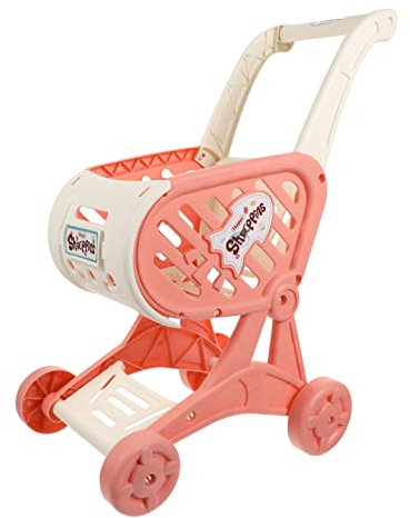 UPKOCH Chariot De Courses Garçon Fille Jouet Simulation Chariot pour Garçon Fille Support De Rangement pour Poupées