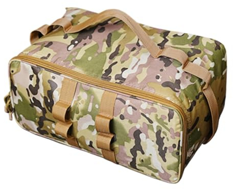 Camp Organizer de Cuisine Organisateur d'Ustensiles Imperméable | Pochette portable pour ustensiles de barbecue pour Camping Pique-nique Barbecue Aventure Cuisine Randonnée