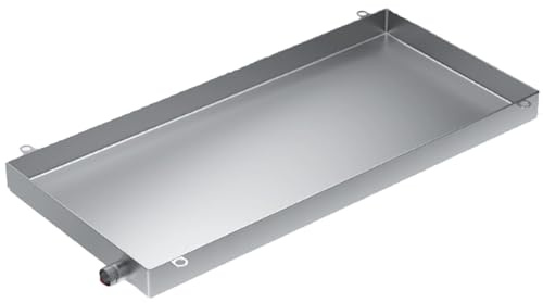 Bac de Récupération des Condensats en Acier Inoxydable pour Climatiseur, Idéal pour Les Climatiseurs Intérieurs et Extérieurs(32.5x80x5cm/13x31.5x2in)