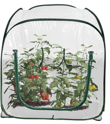 Serre per esterni | Copertura trasparente pieghevole in PVC per piante | Serra per uso esterno | per balcone terrazza giardino giardinaggio ntopf freddo antigelo