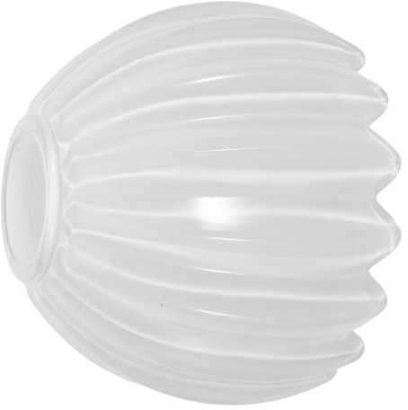 abat-jour Tulipe en Verre Blanc Laiteux, Petit abat-jour 4,2 Cm de Diamètre, abat-jour de Salon en Verre pour Lampe de Chevet, Remplacement D’ Compatible Lampadaire