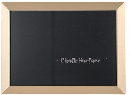 Bi-Office, Blackboard Kamashi Glam, Kreidetafel mit Gold MDF Rahmen, 90x60cm