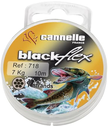 VMC BlackFlex 1x7 Stahlvorfach C718 10m