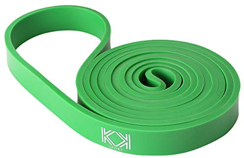 KK Resistance bands for men and women fitness band (25 – 50 lbs) pull up resistance bands Suitable for home, gym workout exercise flexibility and strength training .(Green: 25 – 50 lbs)