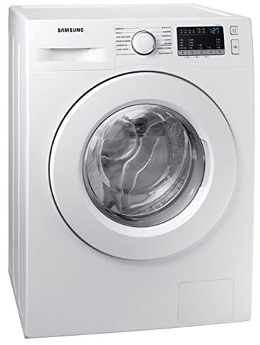 Samsung WD80T4046EE/EC Lave-linge standard série 4, 8 kg/5 kg, B, charge frontale, couleur blanche, technologie EcoBubble, moteur numérique Inverter, AirWash