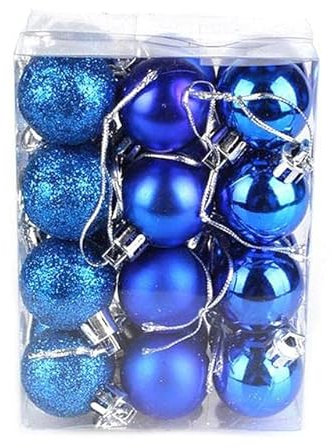 Weihnachtskugeln Weihnachtsbaumschmuck Ball Weihnachten Hängende Baumanhänger Home Party Decor Neujahrsgeschenk-I,Polen,3cm