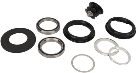Serie Sterzo per Bici, Serie Sterzo per Mountain Bike in Lega di Alluminio Set di Vaschette per Forcella Anteriore per Bicicletta Cuscinetto della Ruota Anteriore Accessorio per
