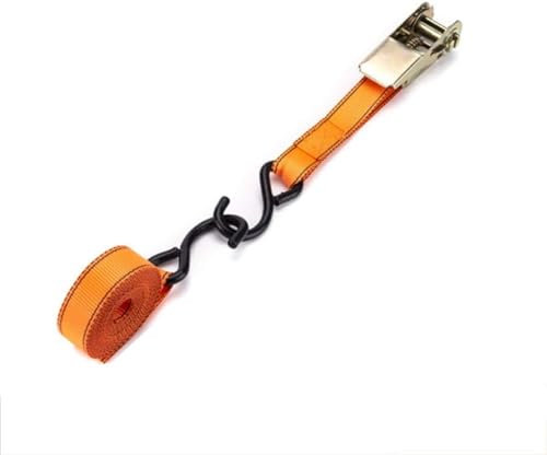 Ratschen-Spanngurte, Ratschengurt, Spanngurte - 240 g - 16 Fuß - 992 Pfund Rallye - 2,5 cm breit - Ratschen-Spanngurte für schwere Lasten für Ladungsgurte, die mit großen und kleinen Fahrzeugen g