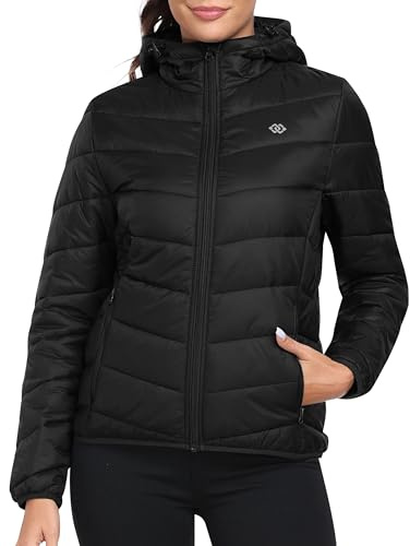 MoFiz Chaqueta de Pluma Ligero Mujer Chaqueta de Plumón Invierno Cálido Plumiferos Abrigo Antiviento con bolsillo