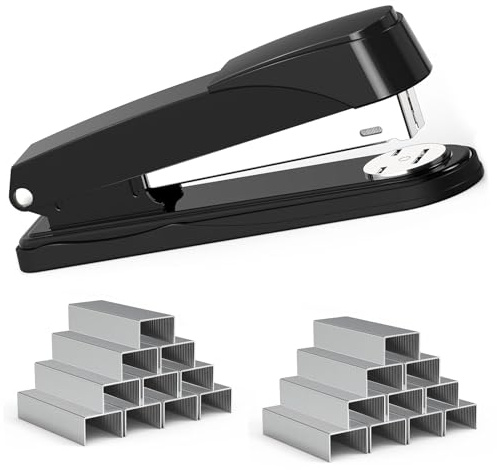 CERICAI Heavy Duty Stapler with 2000 24/6mm Staples (50 Sheet Capacity), Dual Stapling Modes, Office Stapler and Staples Set for Paper, Black