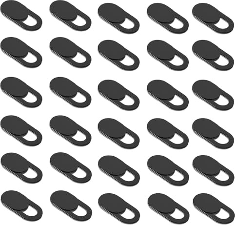30 Pcs Webcam Cover Slider for Privacy, Camera Cover, Phone Camera Cover, 0.027in Thin Design Web Camera Cover Slide for Laptop, Desktop, Pc, Tablet, Smartphone and More
