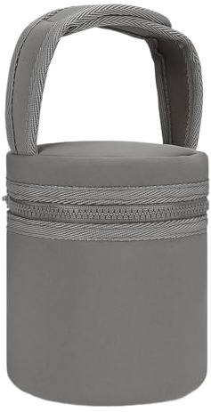 Insulated Bag for Breast Milk, Bottle Cooler With Detachable Strap, Breast Storage Bag for Nursing and Working, Fits Two Large 8oz Bottles, Portable Chiller for Travel 4.92x6.1 Inches