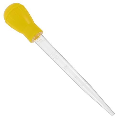 JECOMPRIS Food Baster Meat Baster Kitchen Gadget Yellow Plastic BBQ Flavor Injection Tool for Marinade and Turkey Cooking