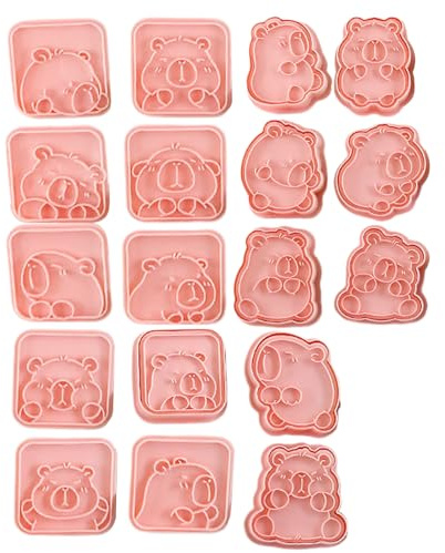 usefulbeauty Cortador de galletas - Molde 3D Capybara para y pastelería | Accesorios para fiestas | Cumpleaños Halloween Fiestas Boda