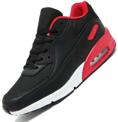 LECYGNB Mens Fashion Trainers Running Shoes Cushion Casual Sneakers Walking Tennis Gym Athletic Sports Breathable Lightweight