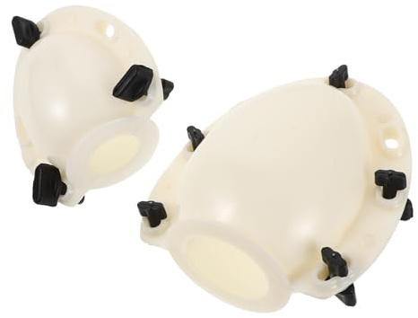 TOVINANNA Molde de Huevo de Pascua de Plástico Beige Reutilizable 2piezas para Manualidades y Celebraciones Familiares en Festividades de Pascua