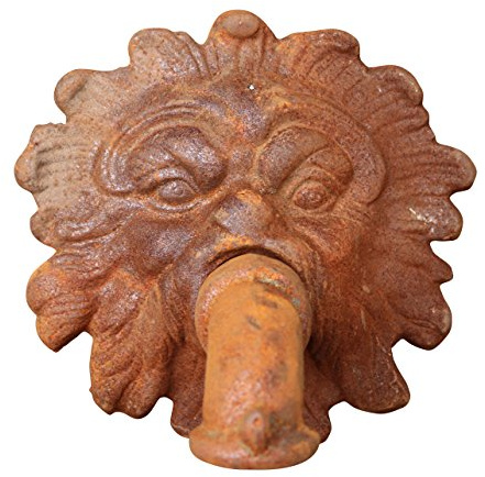 Brunnenauslauf Eisen Löwe Brunnen Wasserspeier Garten Antik-Stil Gargoyle