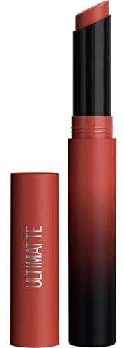Maybelline Color Sensational Ultimatte Matte Lipstick, Non-Drying, Intense Color Pigment, More Rust, Rusty Red, 1 Count