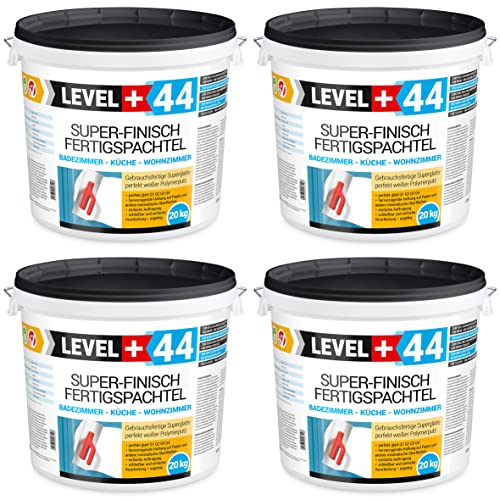 Super Finish Spachtel 80kg Fertigspachtel Q4 Perfekt Glätt Flächen Füll für Küche Bad Wohnzimmer RM44