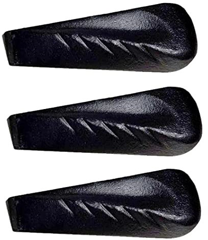 BigDean 3x Holz Drehspaltkeil 2,25 kg schwarz