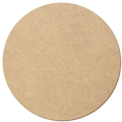 Disco de madera MDF con círculos, decoración para manualidades, 3 – 50 cm, paquete con: 1 pieza, ancho: 40 cm