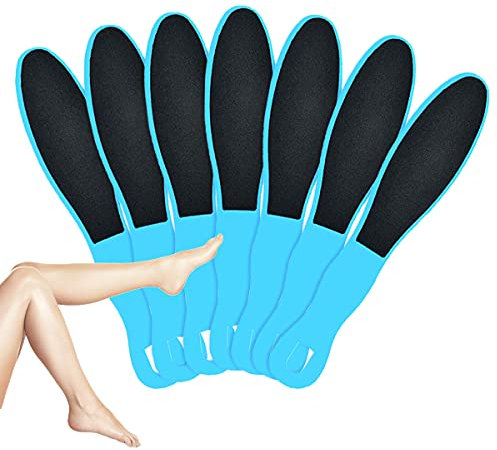 7 Pack Foot File, Double-Sided Pedicure Foot File Hard Skin, Effectively Feet Hard Skin Remover and Calluses, Reusable, Make Foot Extra Smooth