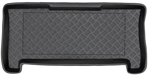 M MOTOS Tapetes de PE para maletero apata para Toyota Yaris I 1999-2005 Mejore la comodidad de su viaje con la resistente alfombrilla para el maletero del coche, que protege contra la suciedad y el po