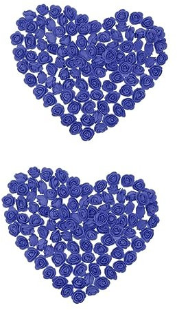 NOLITOY 200 STK Künstliche Blumen Weiße Schaumrosen Blumen Zum Basteln Gefälschte Pflanzendekoration Rosenköpfe Für Die Hochzeit Schwarze Rosen Paargeschenke Haushalt Baby Kunsthandwerk