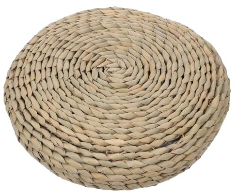 TOPBATHY Yogakissen Mit Baumwollfüllung Handgefertigte Gewebte Sitzmatte Meditations-webunterlage Für Fotografie Dekorative Matte Für Innenbereich